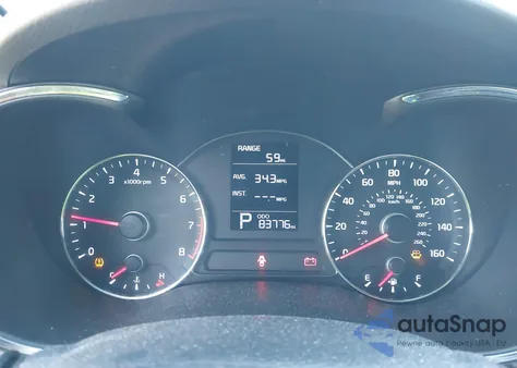 2016 Kia Forte Lx z USA, uszkodzony, nr VIN KNAFK4A67G5496777